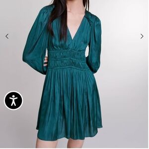MAJE MINI TEAL DRESS